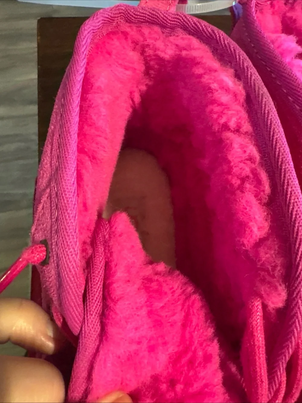 UGG Kids' Pink Suede Lace-Up Boot